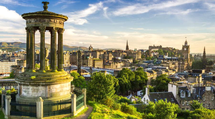 Top car rental deals at Edinburgh airport